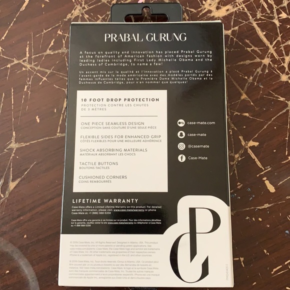 Case Mate Prabal Gurung iPhone X Xs Case - Picture 5 of 5